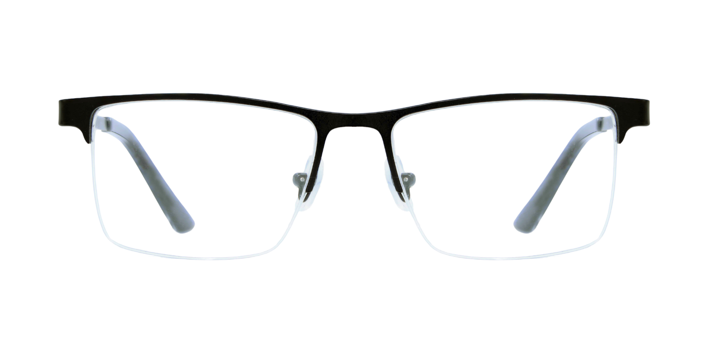 Half Rim Rectangle Classic Eyeglasses