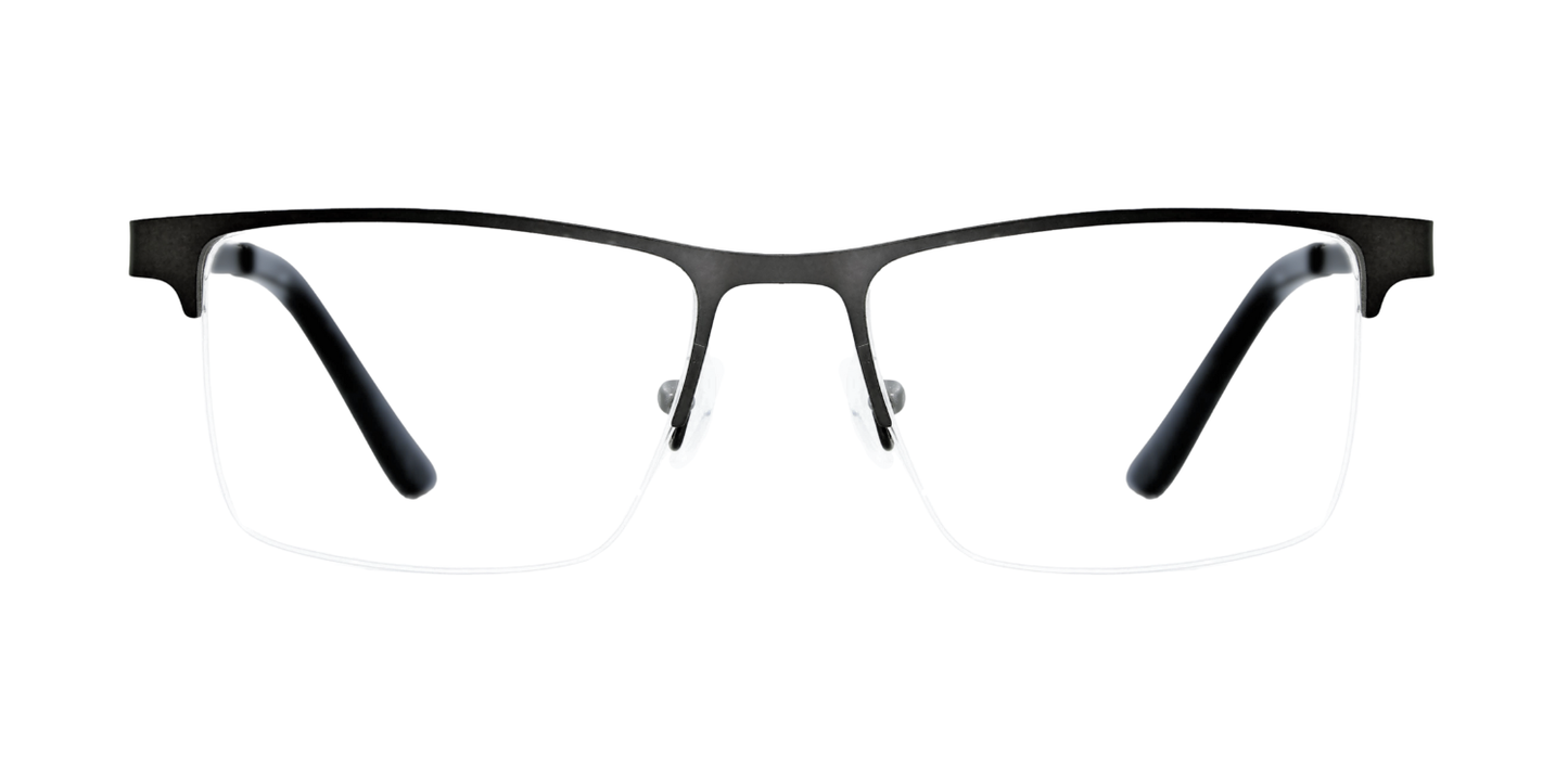 Half Rim Rectangle Classic Eyeglasses