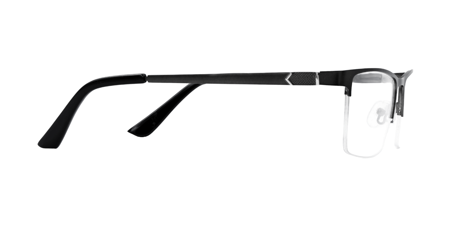 Half Rim Rectangle Classic Eyeglasses