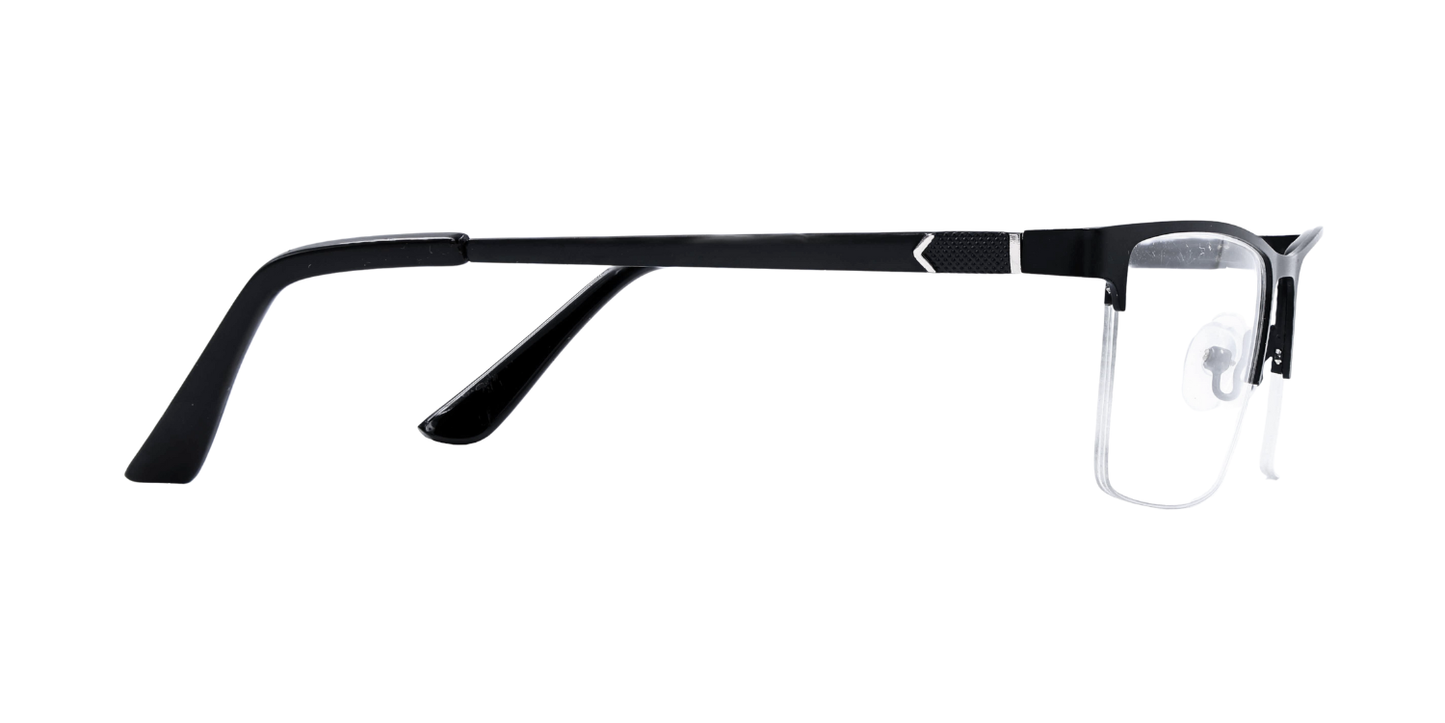 Half Rim Rectangle Classic Eyeglasses