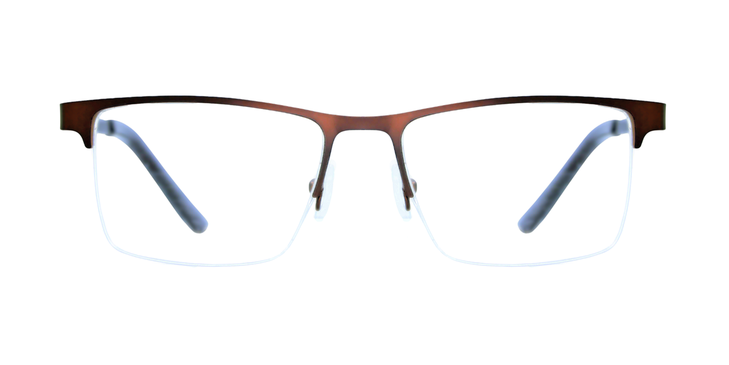 Half Rim Rectangle Classic Eyeglasses
