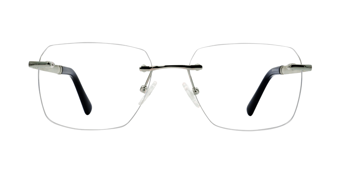 Rimless Rectangle Premium Eyeglasses