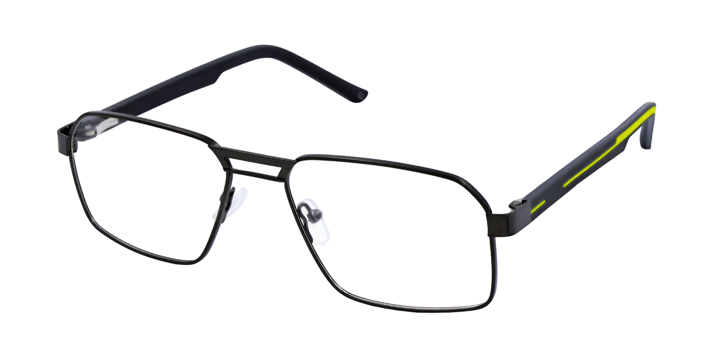 Full Rim Double Bridge Rectangle Eyeglasses
