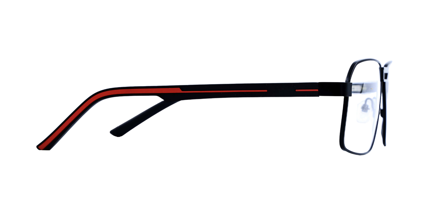 Full Rim Double Bridge Rectangle Eyeglasses