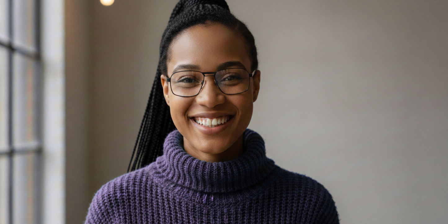 Full Rim Double Bridge Rectangle Eyeglasses