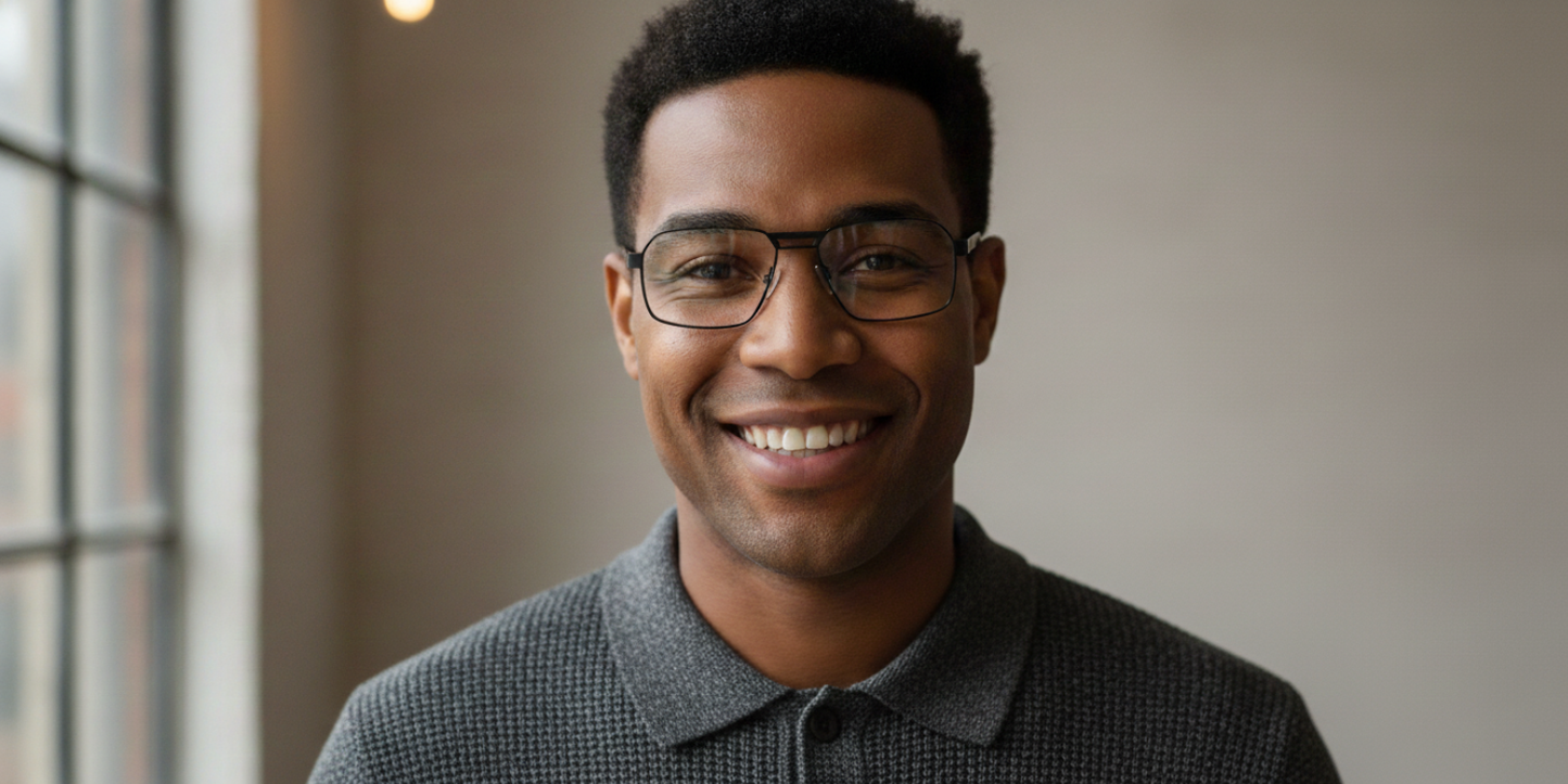 Full Rim Double Bridge Rectangle Eyeglasses