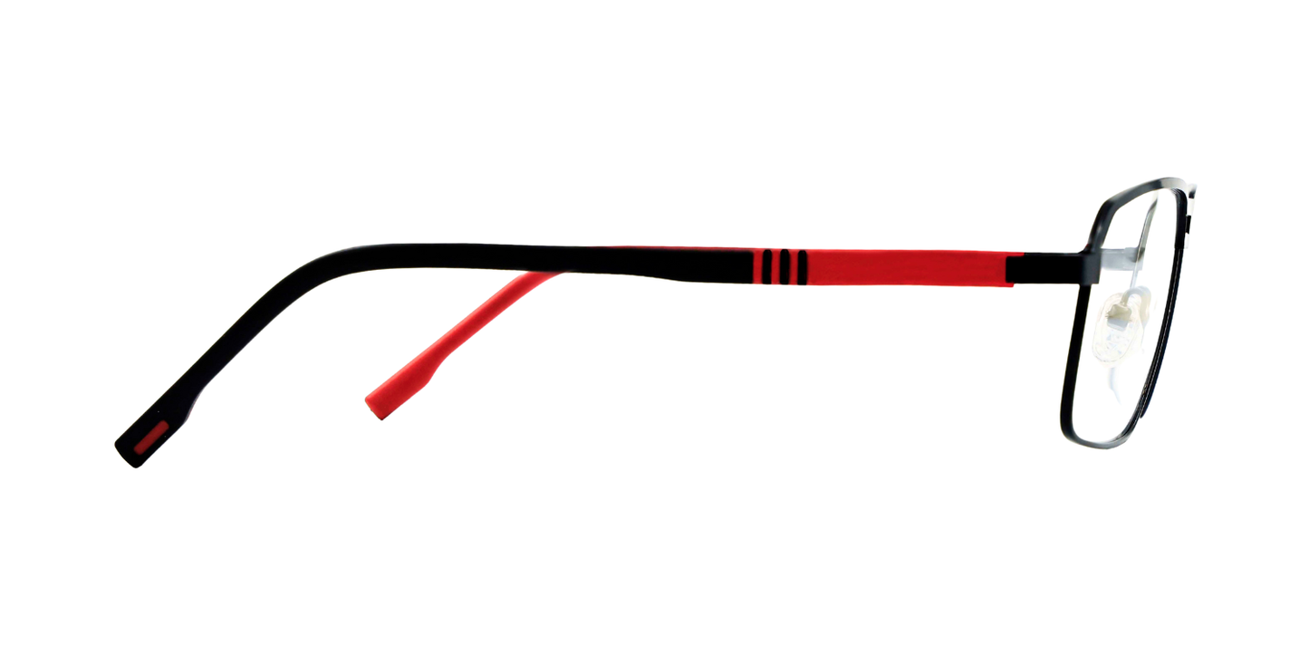 Full Rim Double Bridge Rectangle Classic Eyeglasses