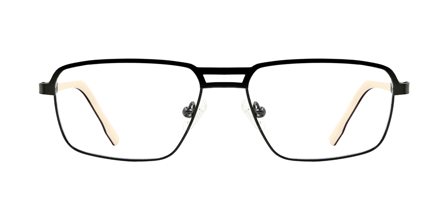 Full Rim Double Bridge Rectangle Classic Eyeglasses