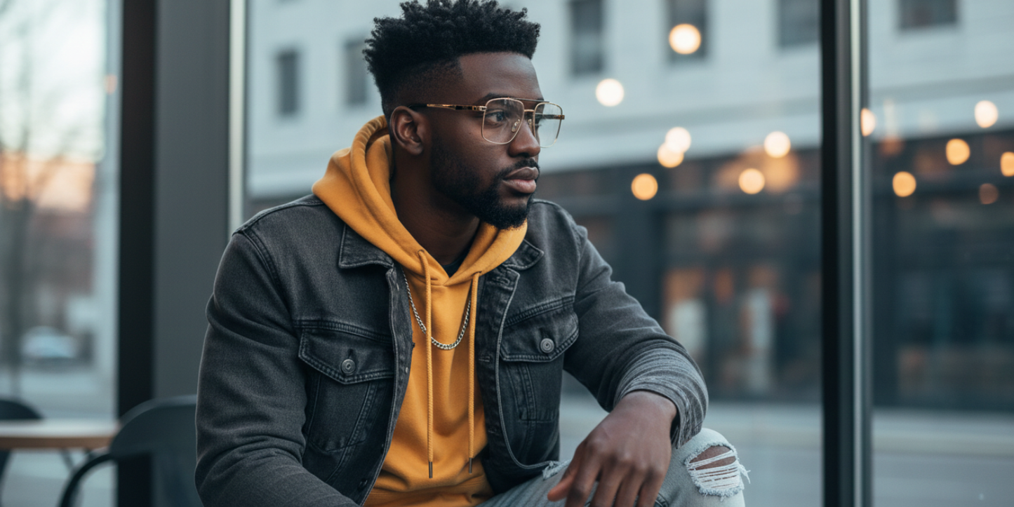 Full Rim Double Bridge Square Classic Eyeglasses