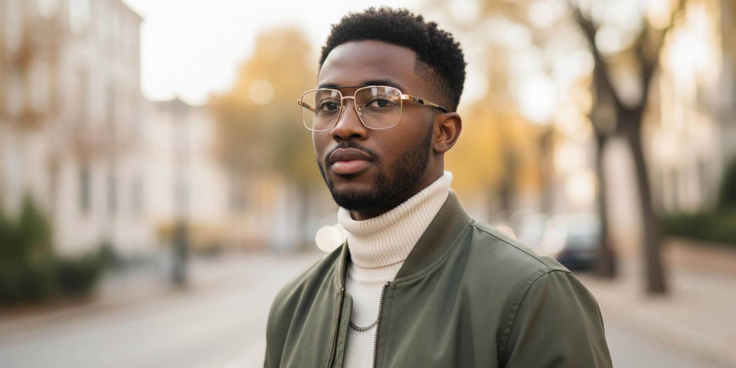 Full Rim Double Bridge Square Classic Eyeglasses