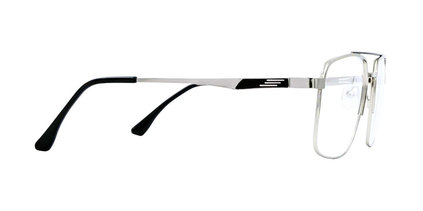 Full Rim Double Bridge Square Classic Eyeglasses