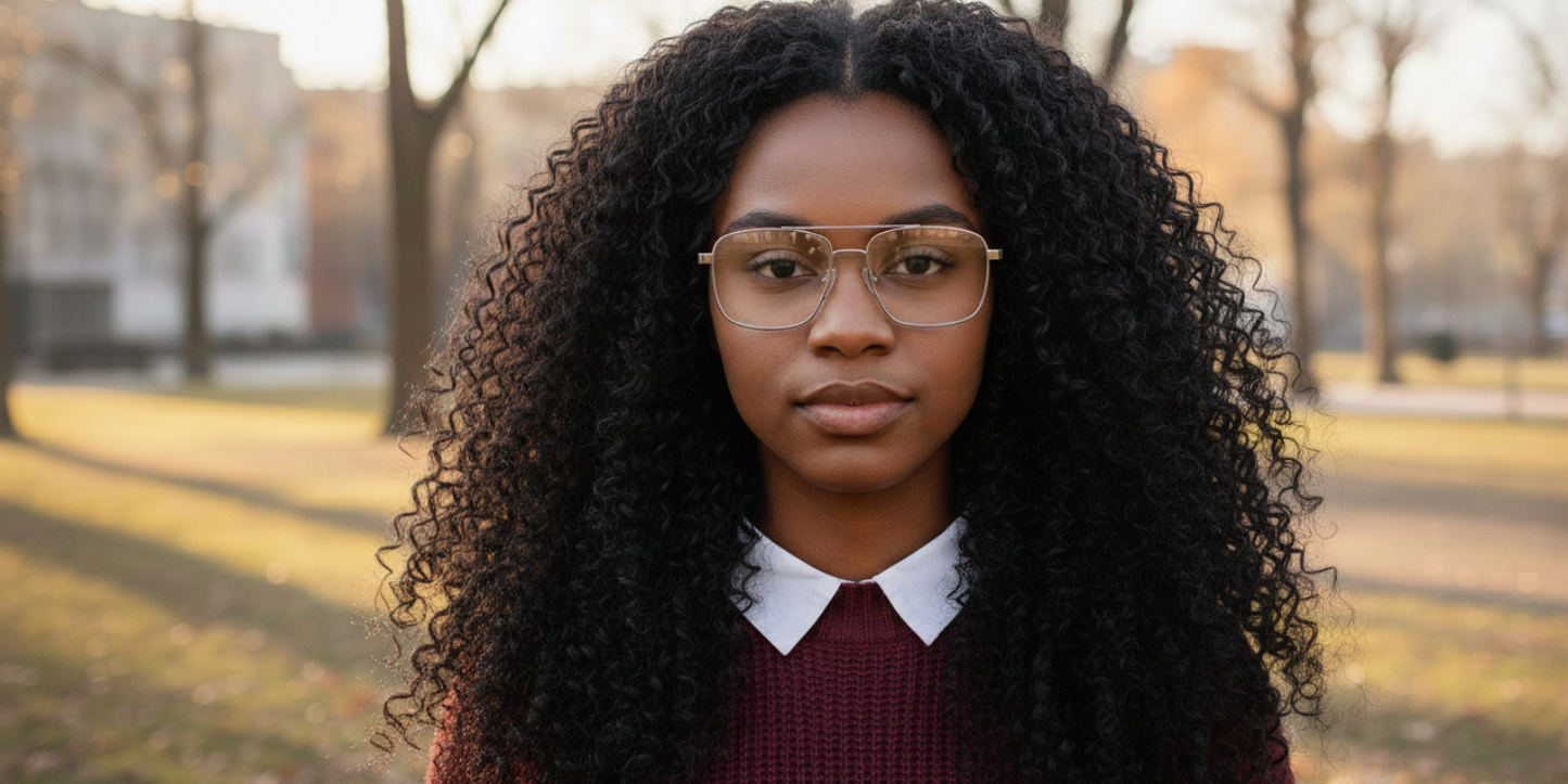 Full Rim Double Bridge Square Classic Eyeglasses