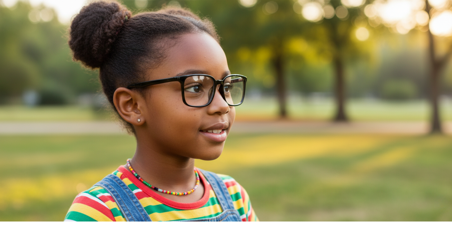 Full Rim Rectangle Magneto Premium Kids Eyeglasses