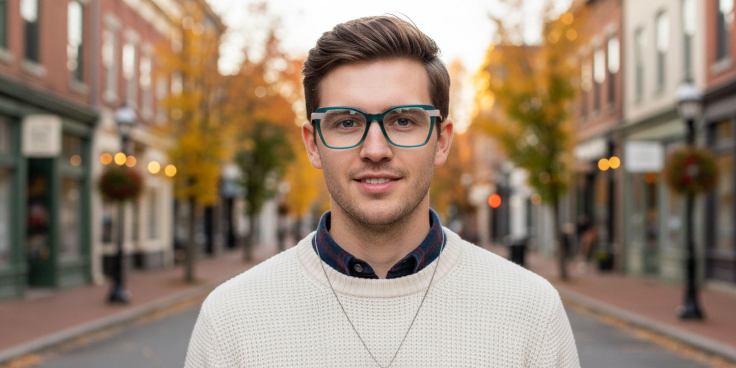 Full Rim Square Premium Eyeglasses