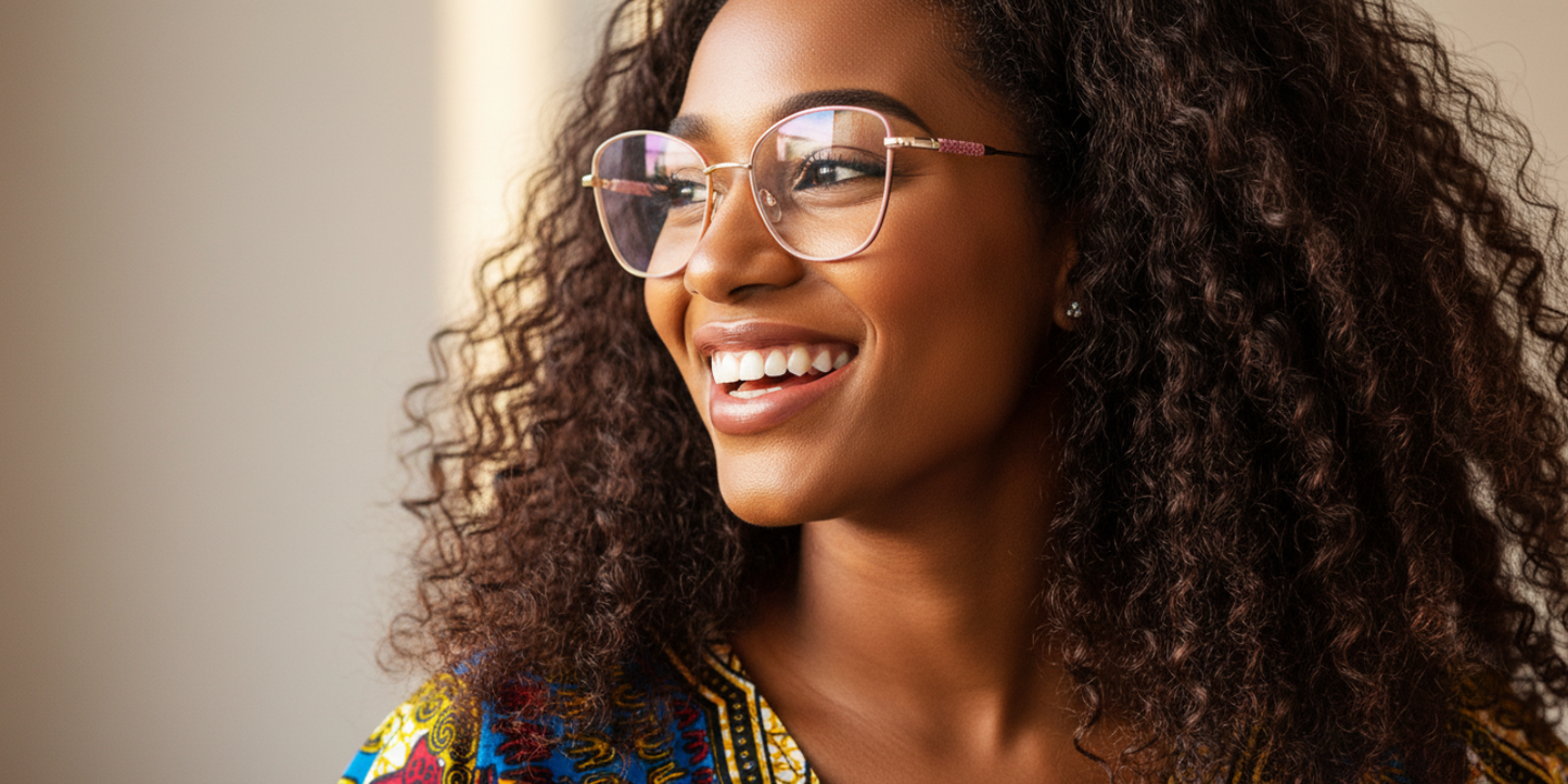 Full Rim Cat Eye Classic Eyeglasses with Sparkling Temple