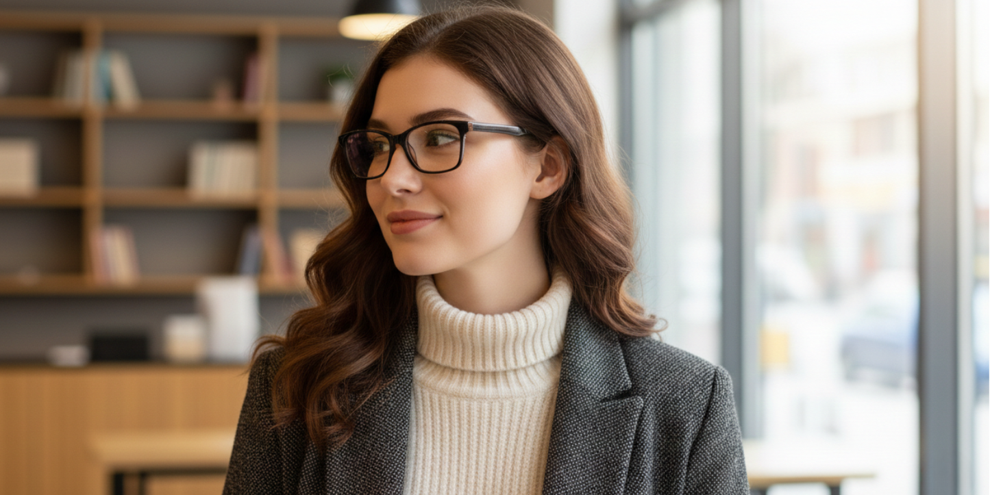 Full Rim Rectangle Classic Eyeglasses