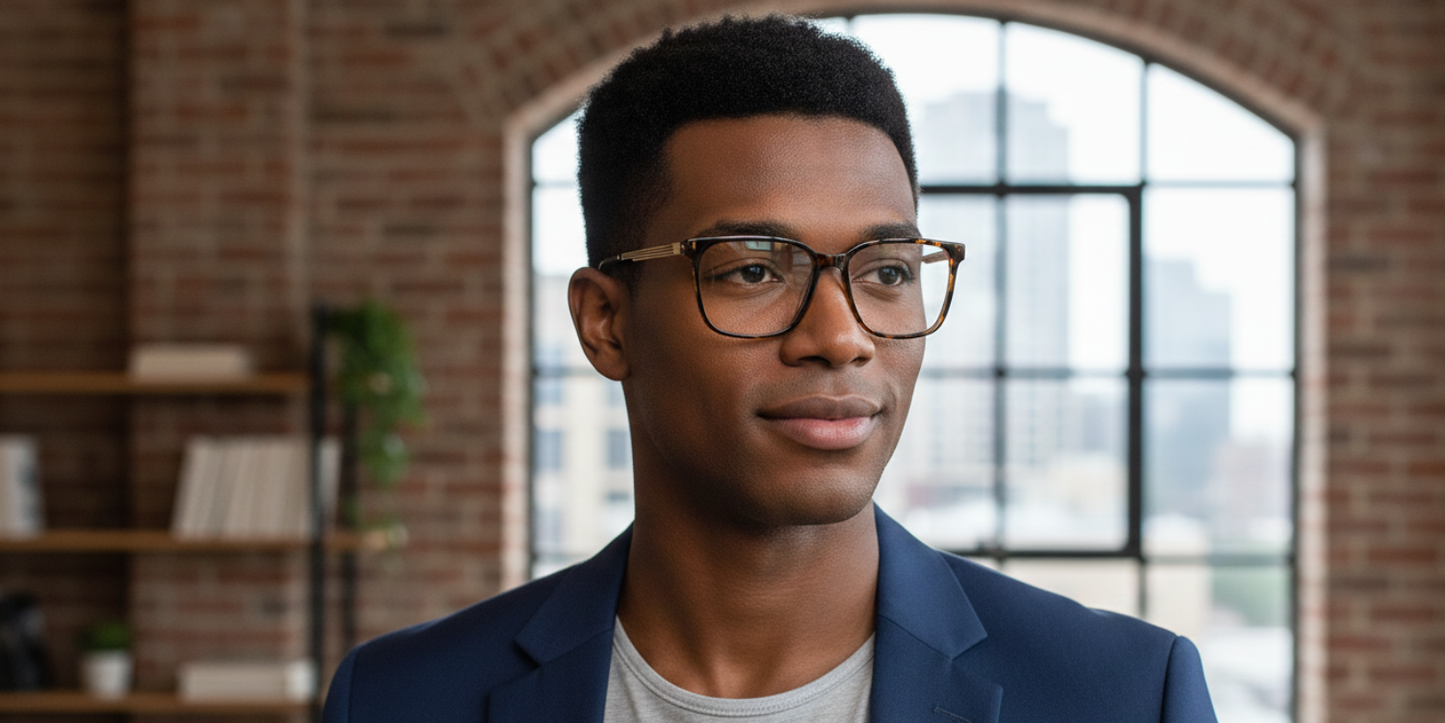 Full Rim Rectangle Classic Eyeglasses