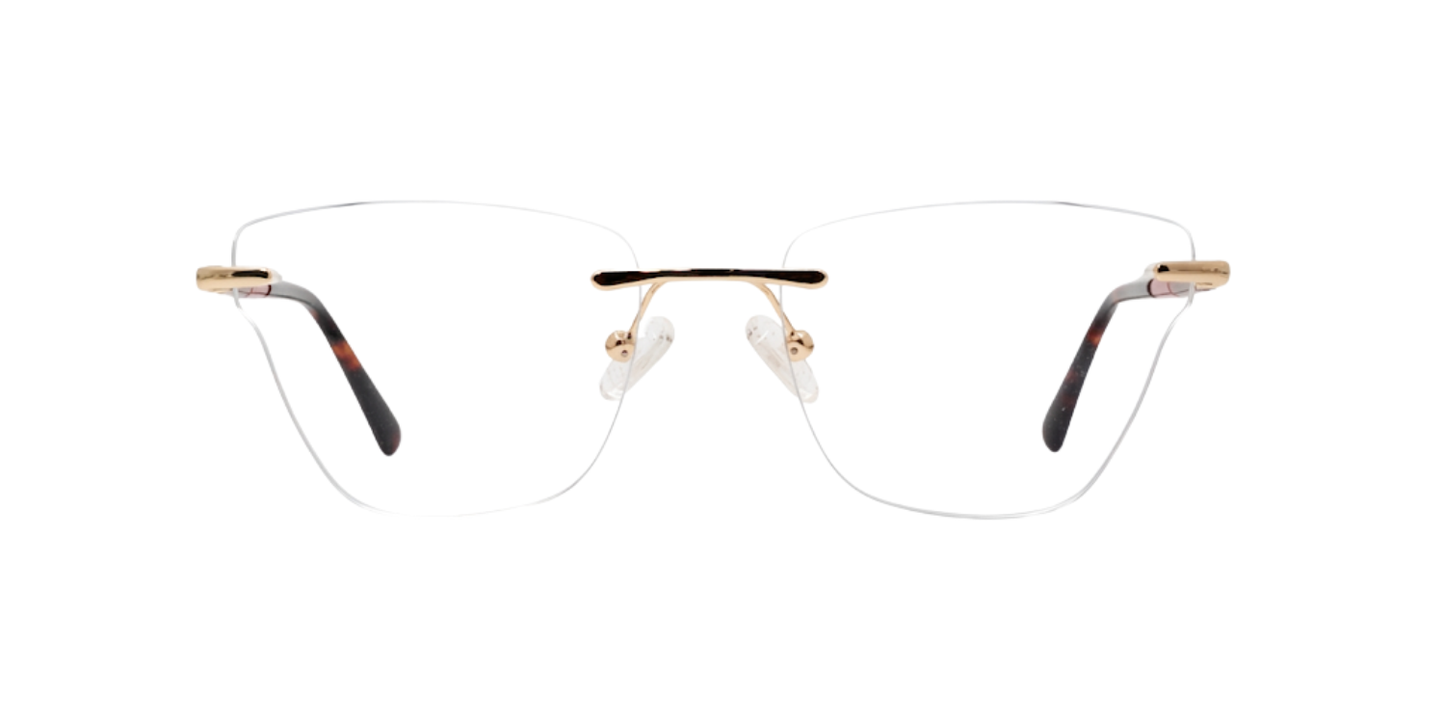 Rimless Cat Eye Premium Eyeglasses