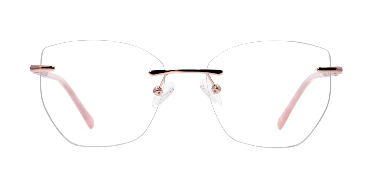Rimless Cat Eye Premium Eyeglasses