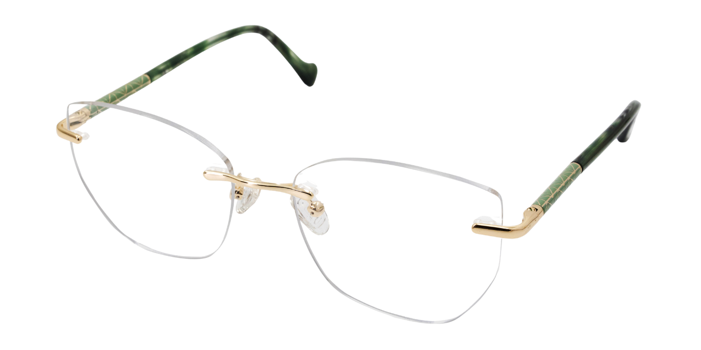 Rimless Cat Eye Premium Eyeglasses