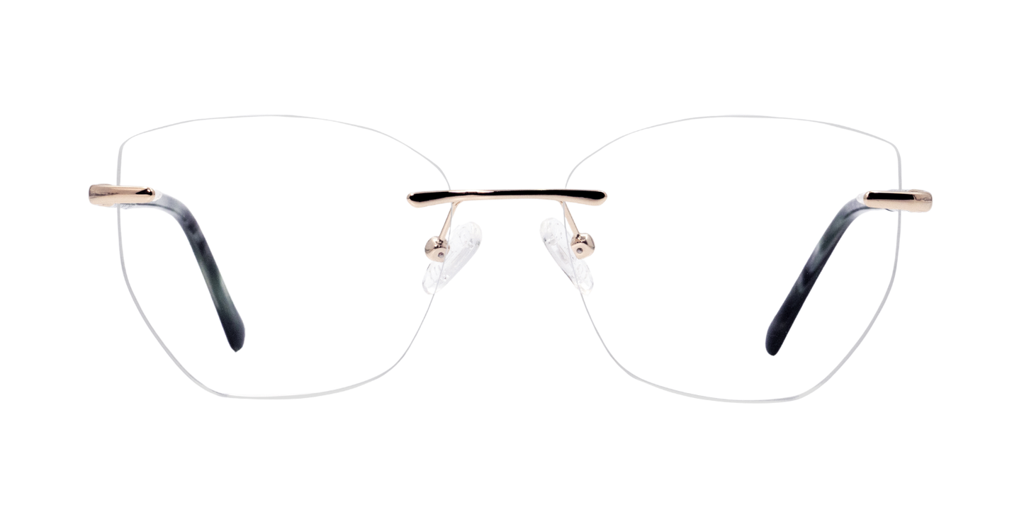 Rimless Cat Eye Premium Eyeglasses