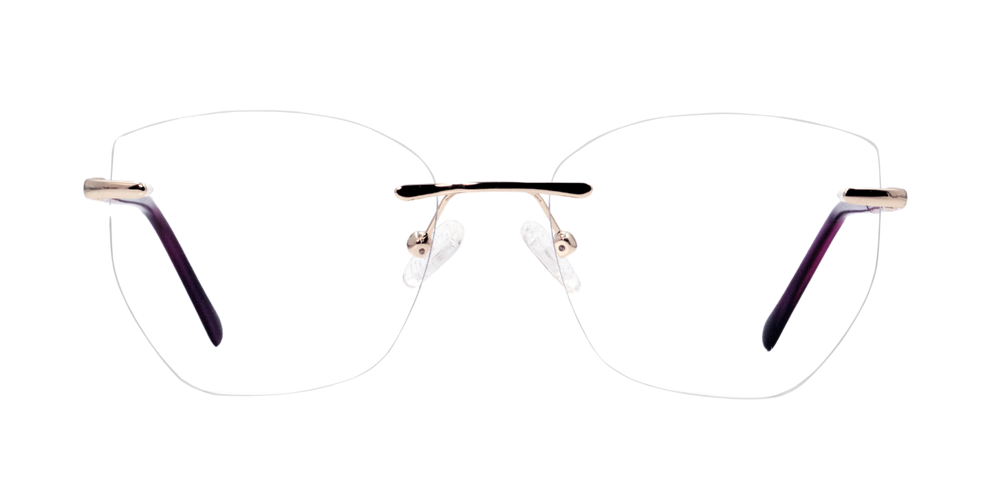 Rimless Cat Eye Premium Eyeglasses
