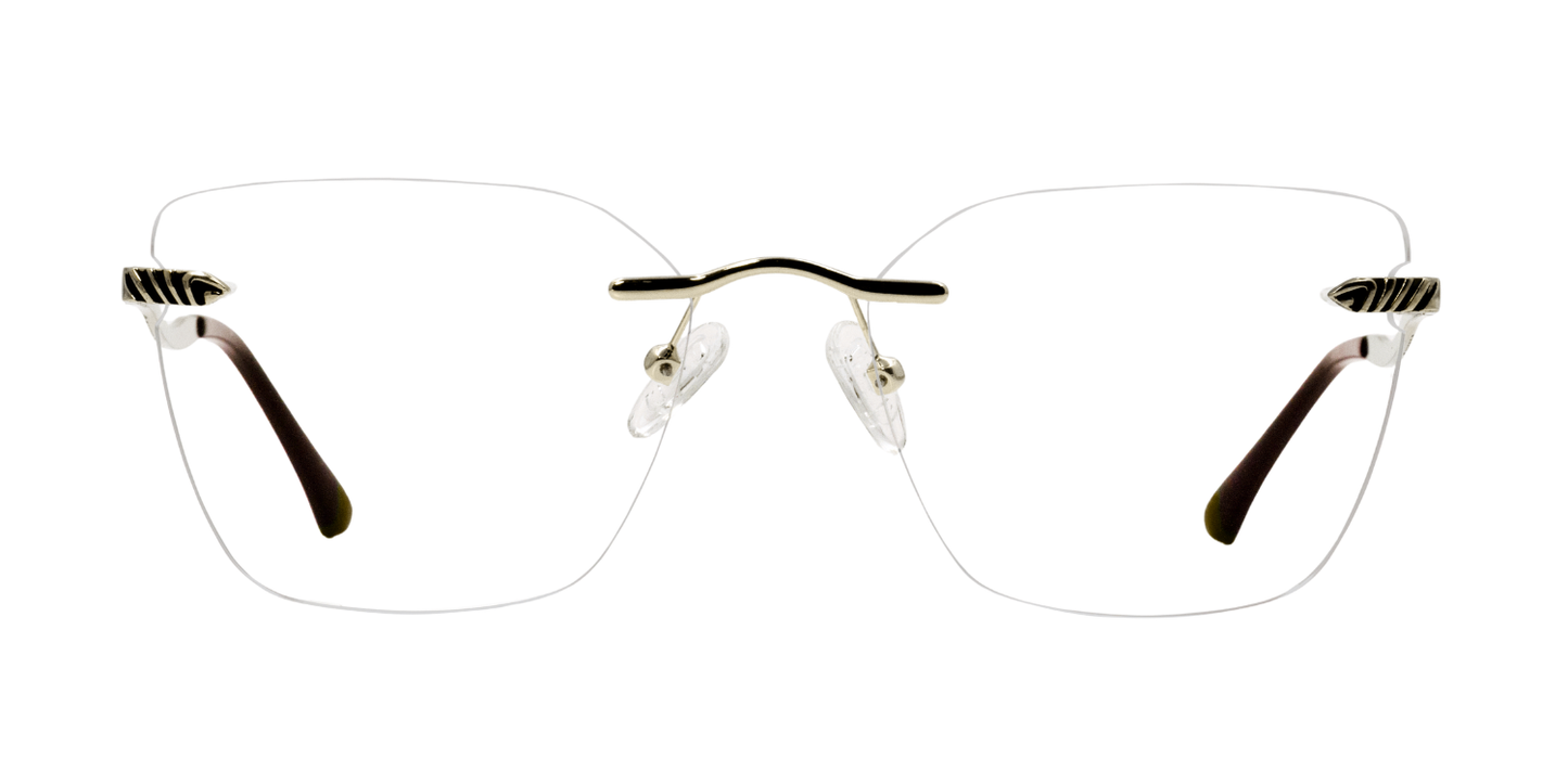 Rimless Cat Eye Premium Eyeglasses