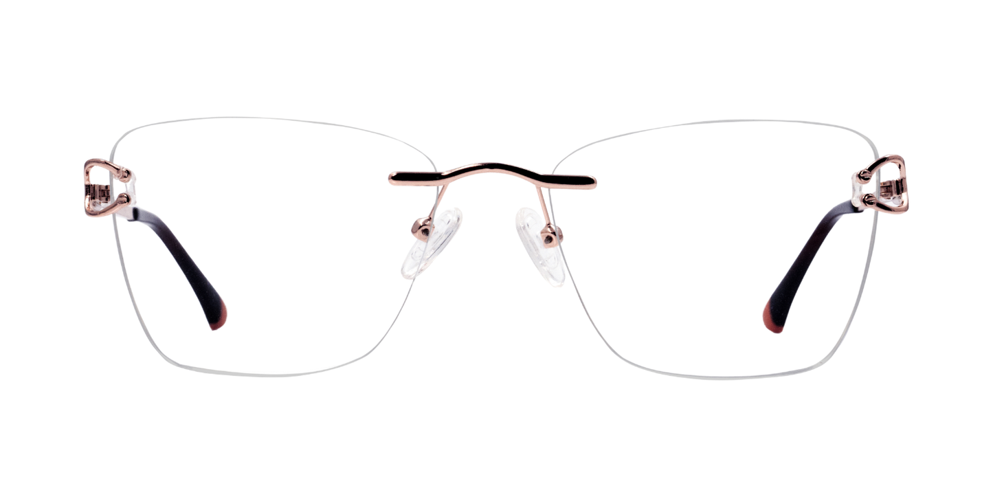 Rimless Cat Eye Premium Eyeglasses