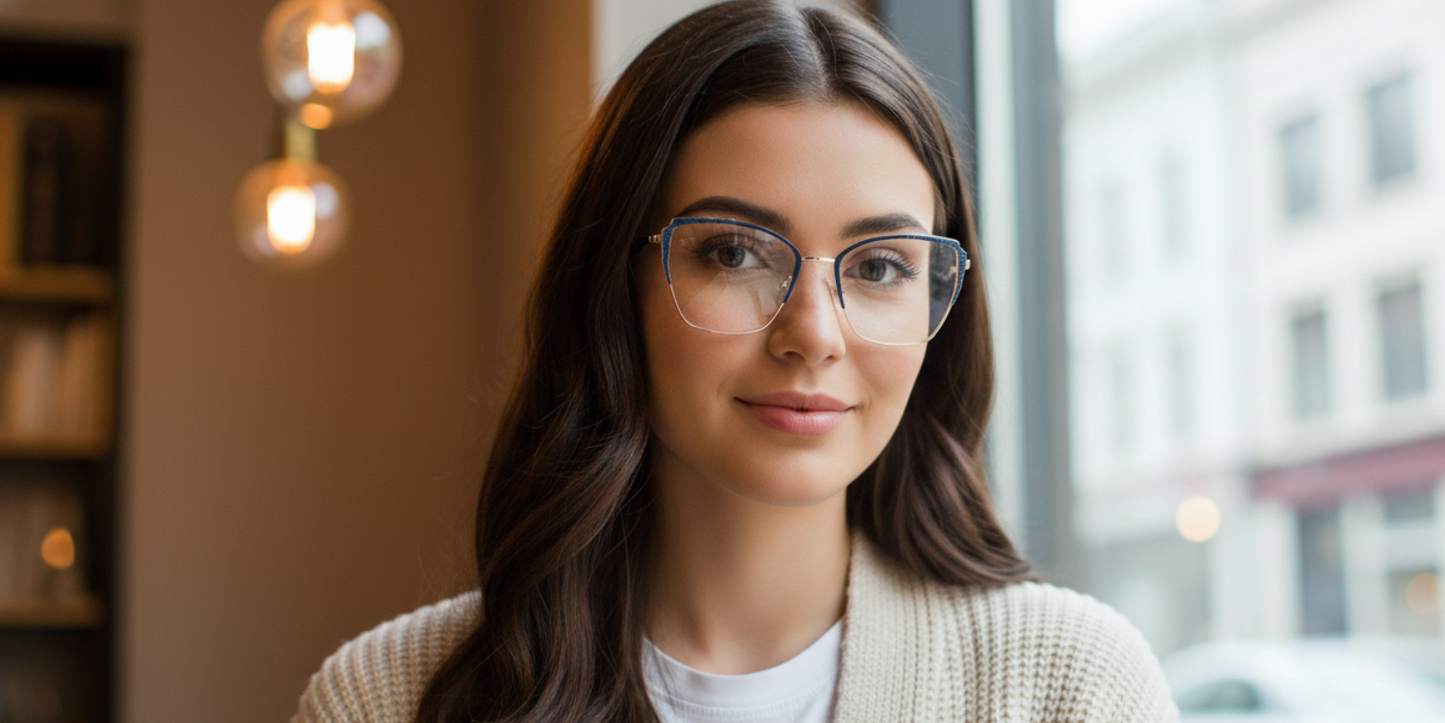 Full Rim Cat Eye Premium Eyeglasses