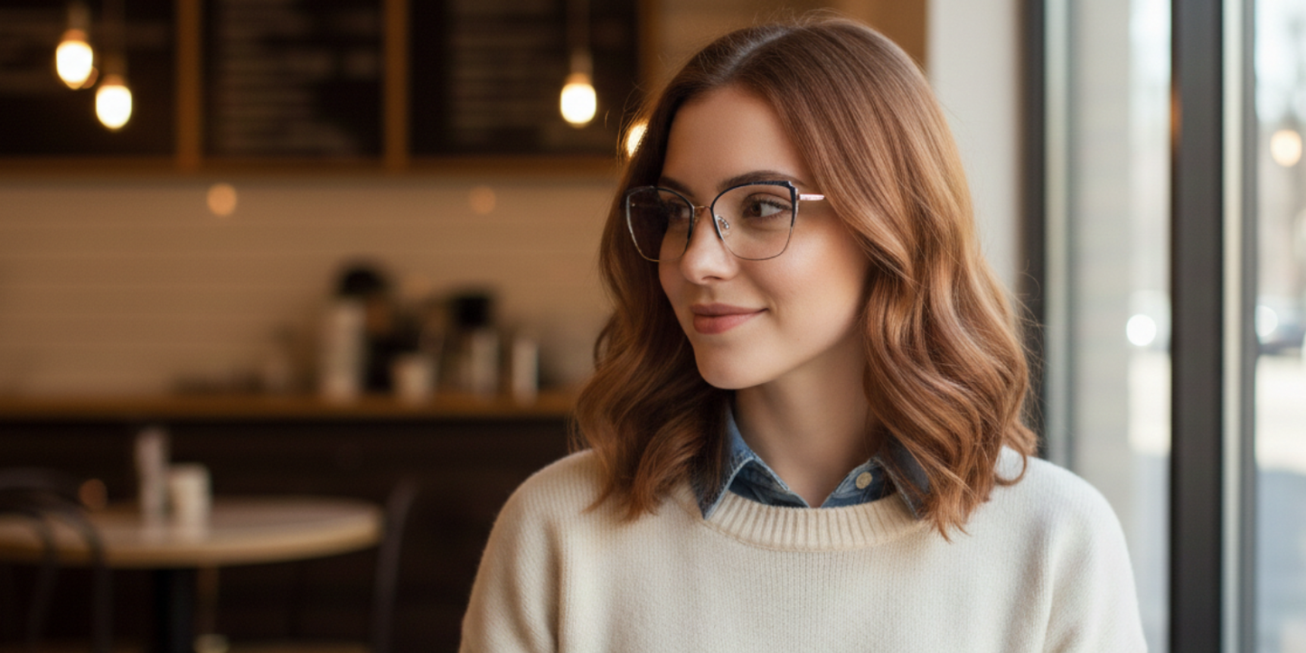 Full Rim Cat Eye Premium Eyeglasses