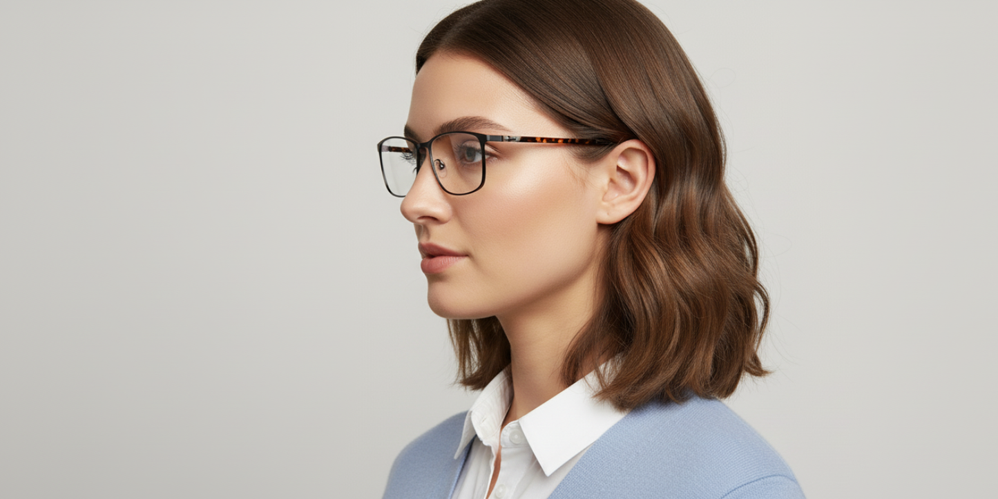 Full Rim Rectangle Premium Eyglasses