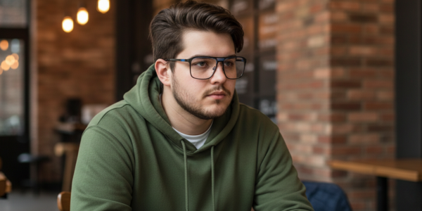 Full Rim Double Bridge Rectangle Classic Eyeglasses