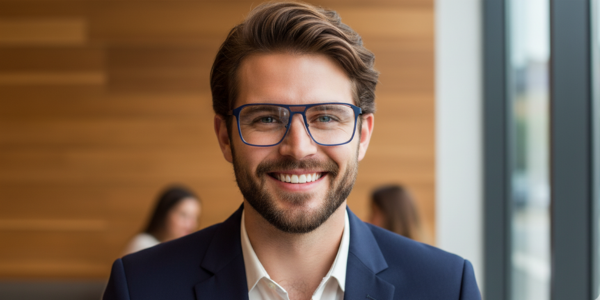 Full Rim Double Bridge Rectangle Classic Eyeglasses