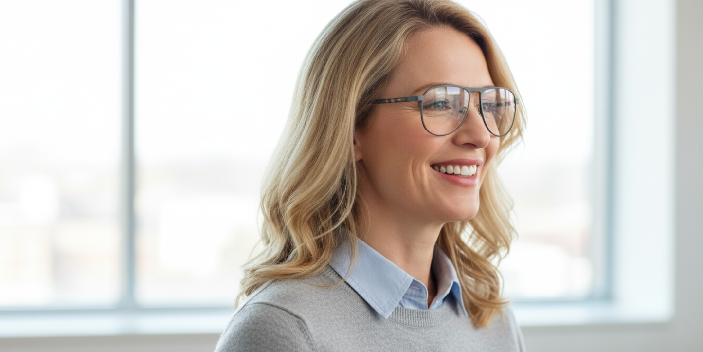 Full Rim Aviator Classic Eyeglasses
