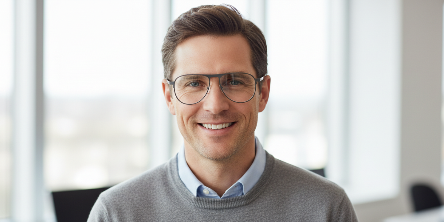 Full Rim Aviator Classic Eyeglasses