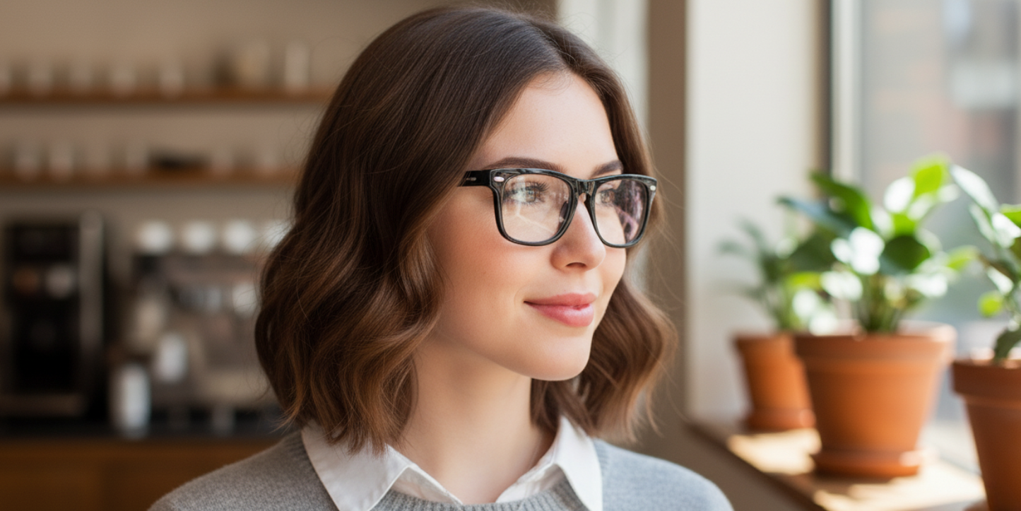 Full Rim Rectangle Premium Eyeglasses