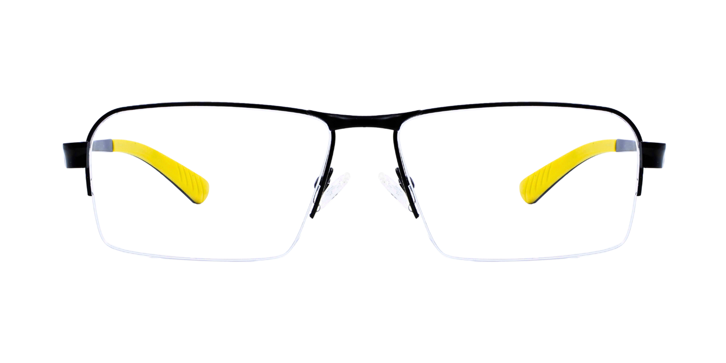 Half Rim Rectangle Classic Eyeglasses