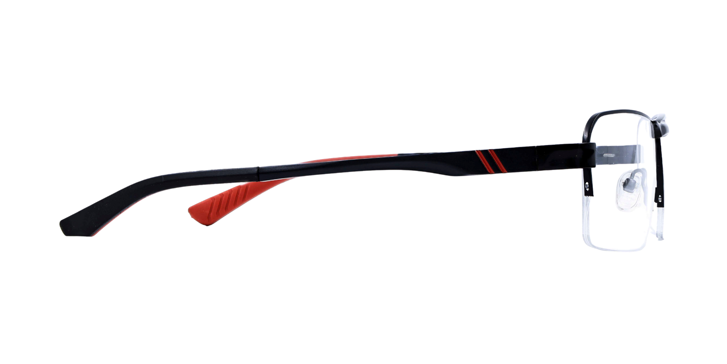 Half Rim Rectangle Classic Eyeglasses