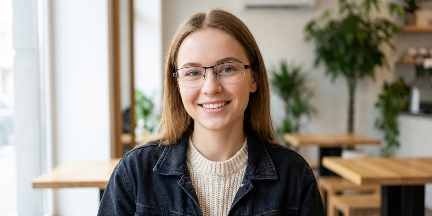 Half Rim Rectangle Classic Eyeglasses