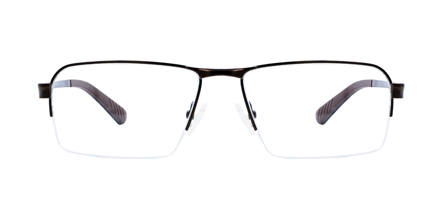 Half Rim Rectangle Classic Eyeglasses