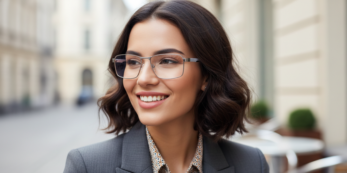 Full Rim Rectangle Classic Eyeglasses