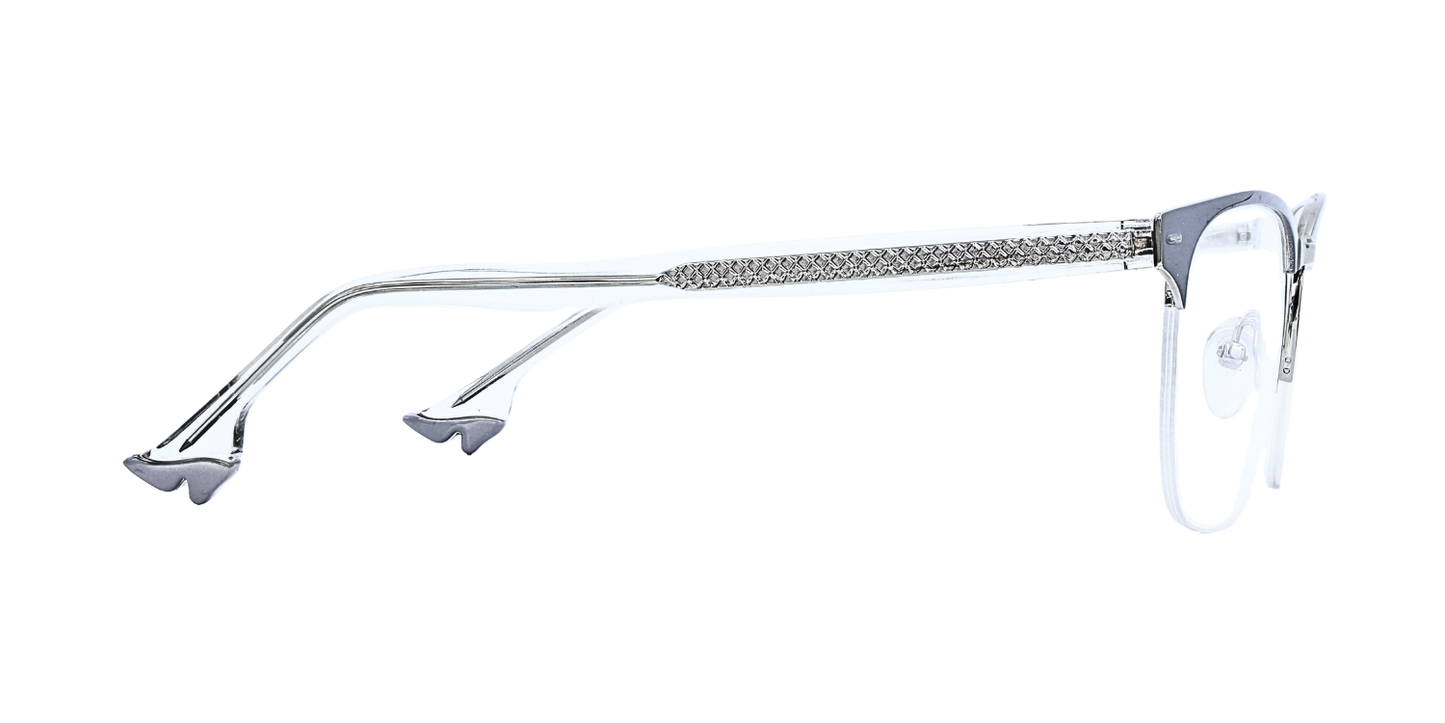 Half Rim Round Classic Eyeglasses