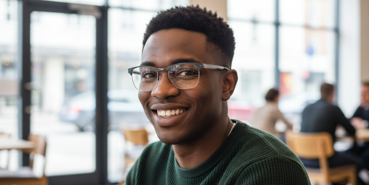 Half Rim Round Classic Eyeglasses