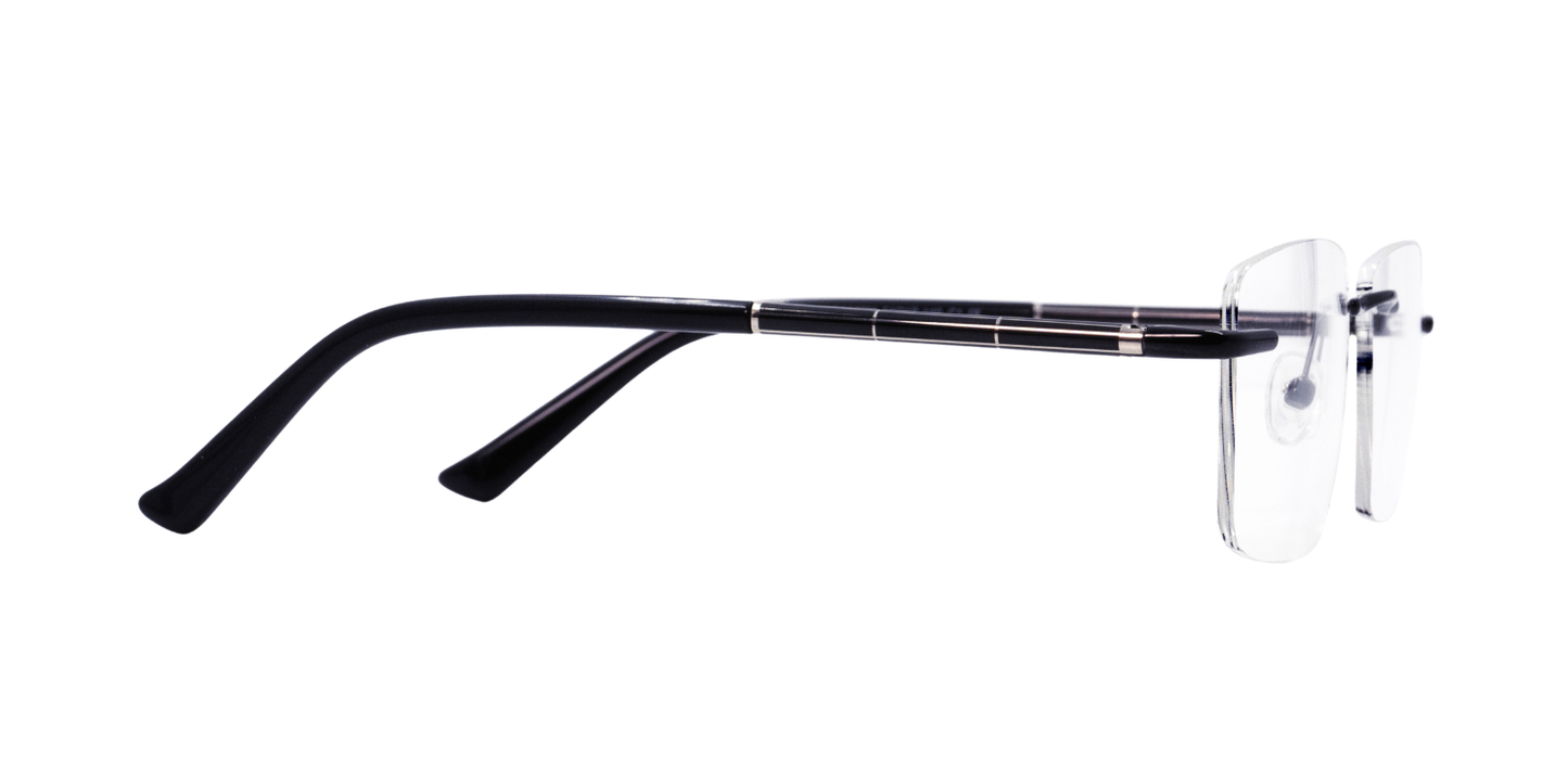 Rimless Rectangle Premium Eyeglasses