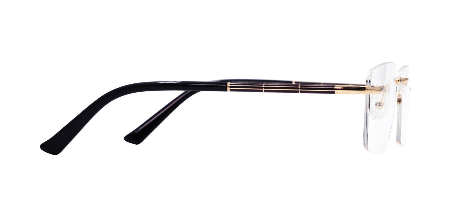 Rimless Rectangle Premium Eyeglasses