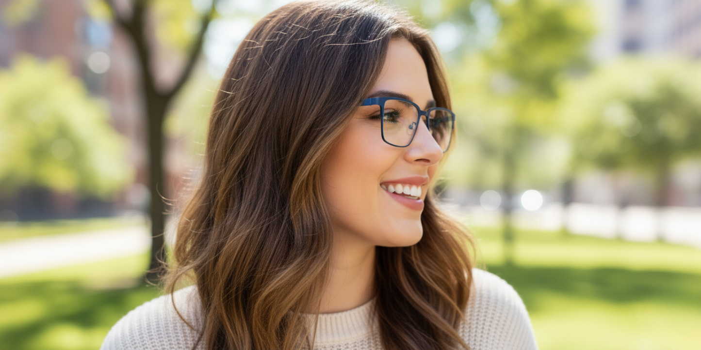 Full Rim Rectangle Classic Eyeglasses