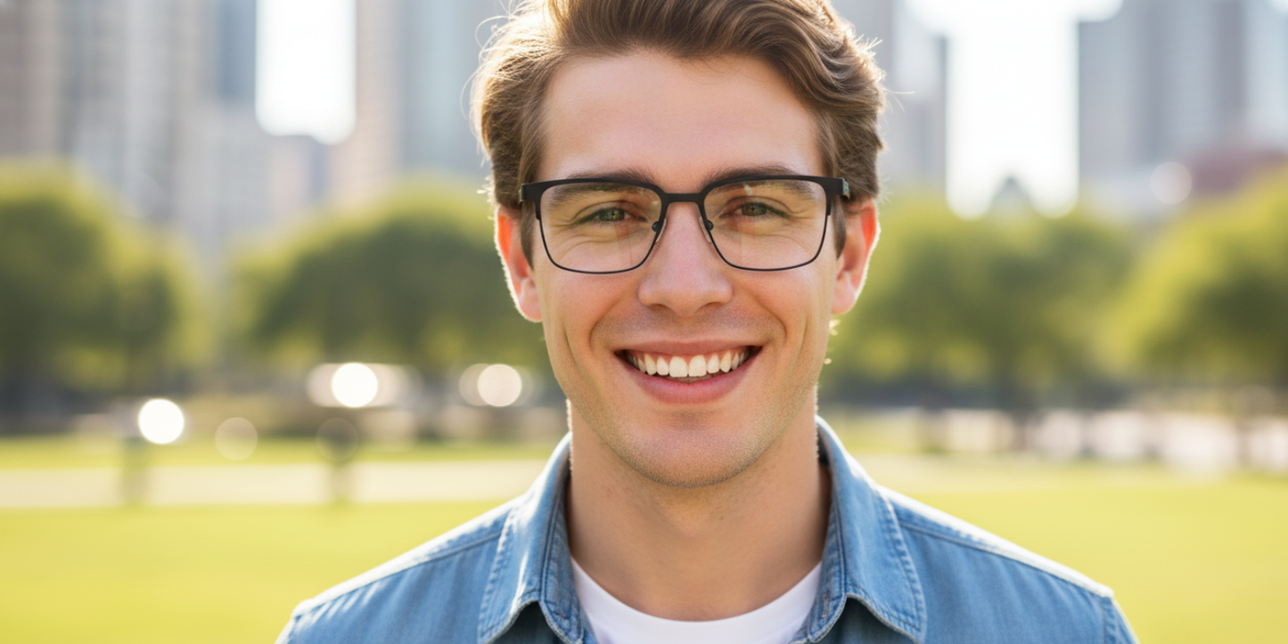 Full Rim Rectangle Classic Eyeglasses
