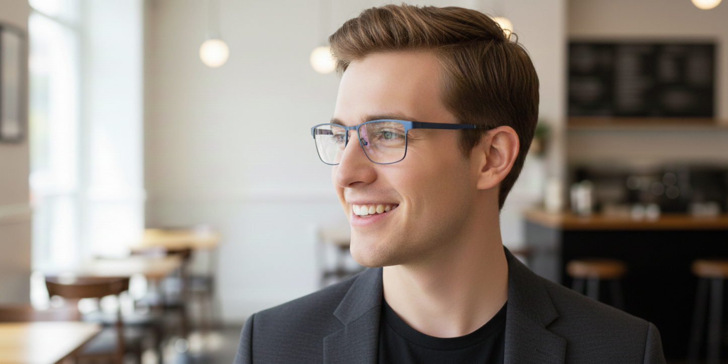 Full Rim Rectangle Classic Eyeglasses