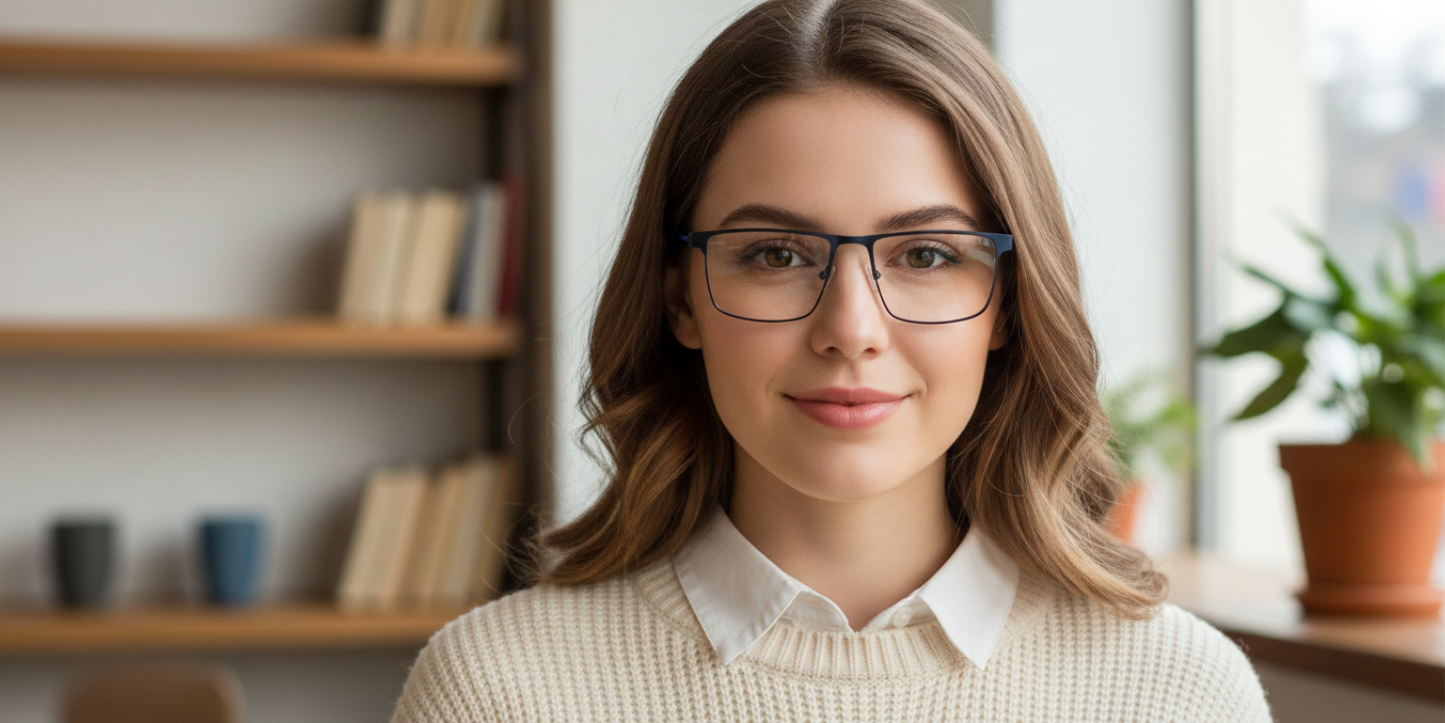 Full Rim Rectangle Classic Eyeglasses