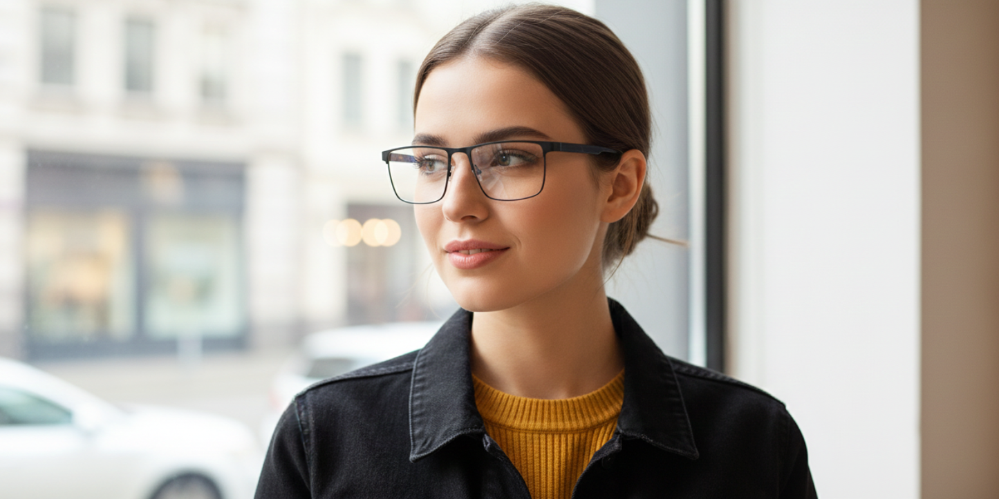 Full Rim Rectangle Classic Eyeglasses